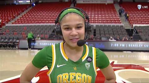 Endyia Rogers Credits Ball Security And Transition Offense In Uo S Largest Margin Of Victory Vs