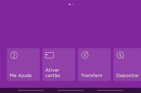 Função Me ajuda agora na tela inicial Página 2 Conta do Nubank