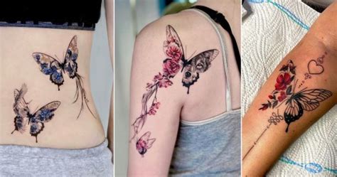 Butterfly Flower Tattoo Meaning Butterfly And Flower Tattoo Ideas