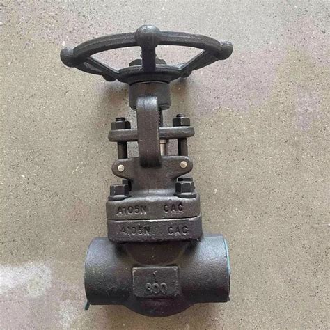 API 602 Bolted Bonnet Gate Valve ASTM A105N 1 Inch 800 LB Weldon