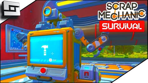 I Found A NEW BASE And CRAFTBOT In Scrap Mechanic Survival E2 YouTube