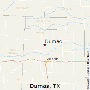 Dumas Texas Map