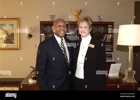 Visit Of Secretary Alphonso Jackson And Aides To The Ronald Reagan