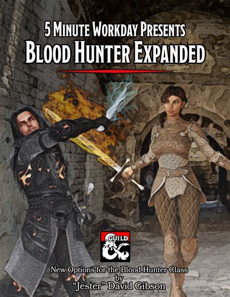 Blood Hunter Expanded Dungeon Masters Guild Drivethrurpg