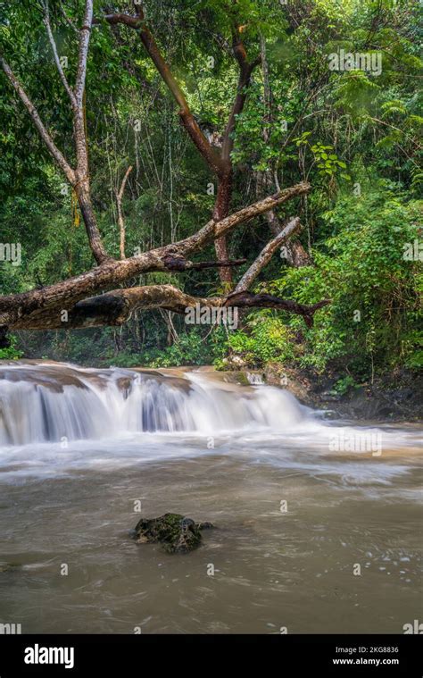 The Magic Waterfalls Or Cascadas Magicas On The Rio Copalitilla In The