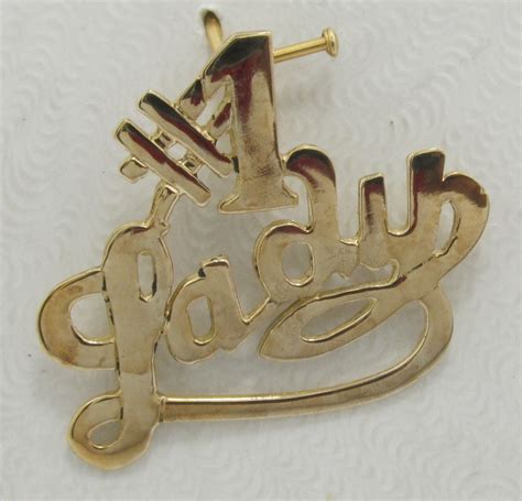 14k Solid Yellow Gold " #1 Lady " Pendant - Exquisite Designs Inc.