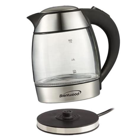 Brentwood Electric Kettle With Tea Infuser Black 18 Liter Kt1960bk