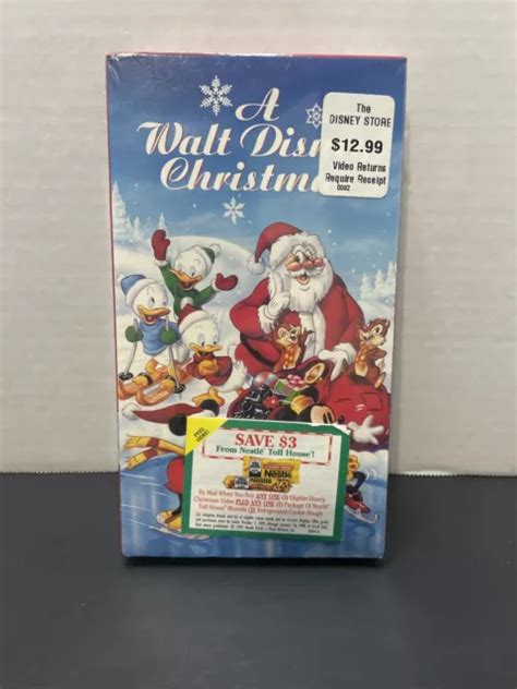 A WALT DISNEY Christmas VHS Walt Disney Home Video New Sealed 9 13