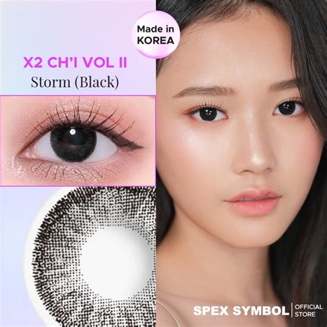 Jual Spex Symbol Softlens X Chi Vol Ii Varian Storm Blck Shopee