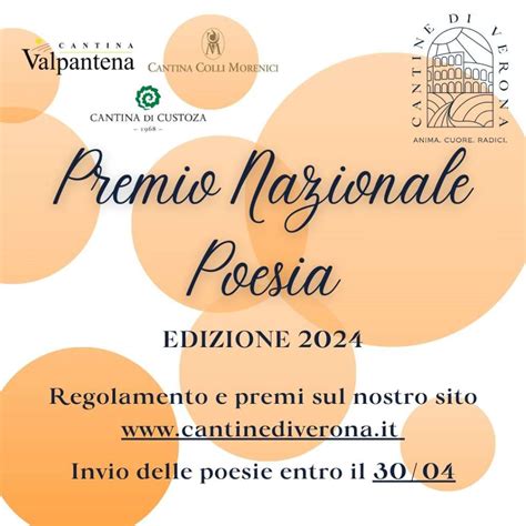 Premio Nazionale Poesia Cantine Di Verona Il Futuro Sostenibile Nei