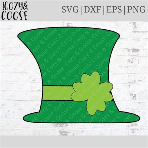 St Patricks Day Hat Svg Hat Svg Leprechaun Svg Cut Etsy