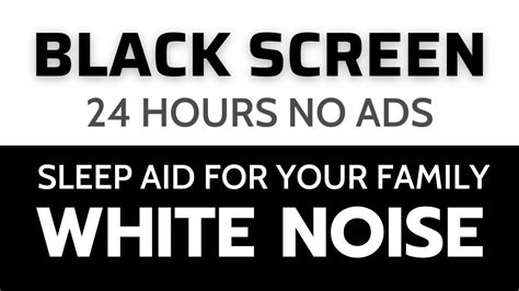 White Noise No Ads Black Screen 24 Hour White Noise Sleep Aid For