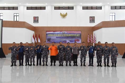 Galeri Foto Pembukaan Latihan Pencarian Dan Penyelamatan Di Laut