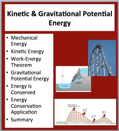 Kinetic Gravitational Potential Energy