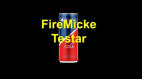 FireMicke Testar Redbull Cola YouTube