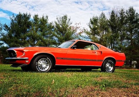 Ford Mustang Mach Rare Factory Calypso Coral Ps Pb Fastback