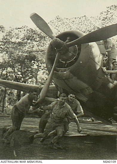 Northern Australia A Raaf Vultee Vengeance Dive Bomber Aircraft