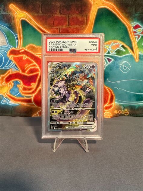 Psa Mint Pokemon Swsh Crown Zenith Gg Gg Full Art Mewtwo