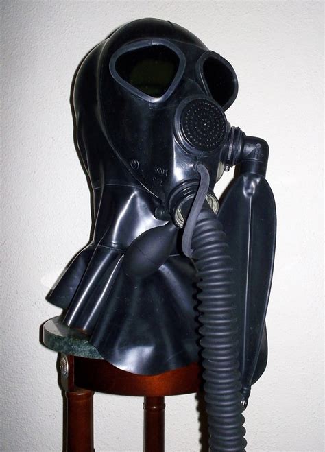 Fetisch Schweren Gummi Latex Gasmaske Hood W Dunkel Get Nte Etsy