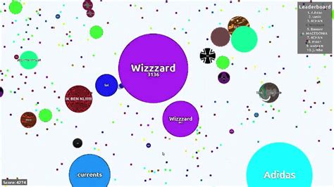 Biggest Destroy Teams EVER Agar Io With Wizzard YouTube