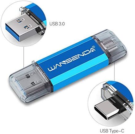 WANSENDA 32GB USB Memory Stick USB 3 0 Type C Flash Drive Pen Drive OTG