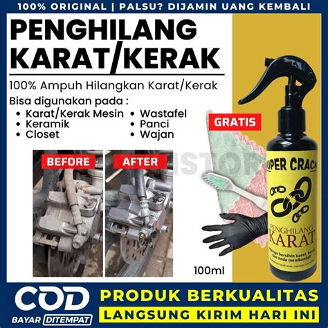 Jual Penghilang Karat Kerak Mesin 100ml Kendaraan Motor Mobil Cairan Obat Pembersih Noda Kotoran