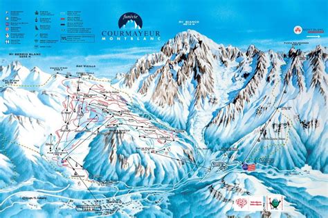 Courmayeur Piste Map J Ski