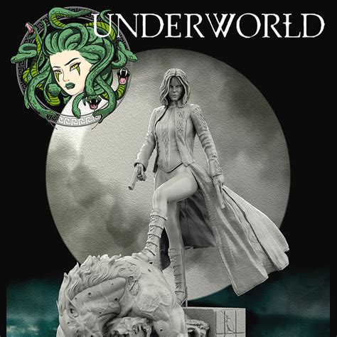 Selene Underworld Statue Stl File For 3d Print