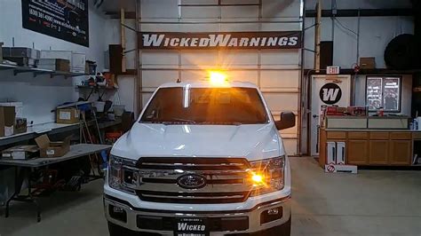 Strobe Light Installation Truck