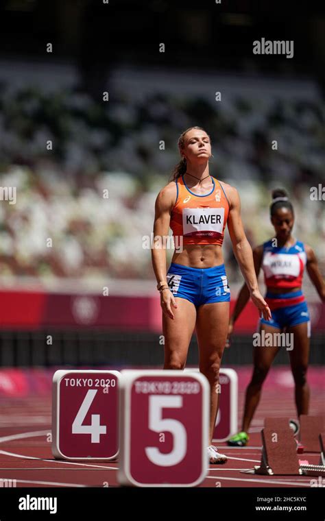 Lieke Klaver participating in the semi-final of the 400 meters of the ...