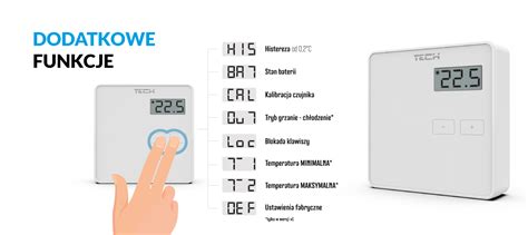 Regulator Pokojowy Tech St V Przewodowy Bia Y Wg Dobra