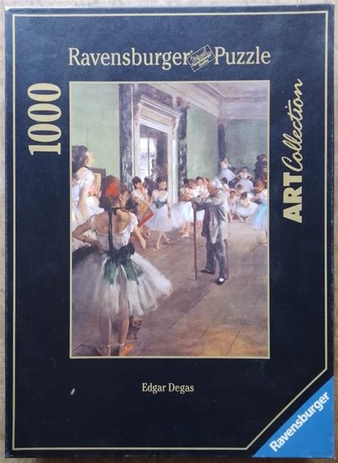 1000 Ravensburger The Dancing Class Degas Rare Puzzles