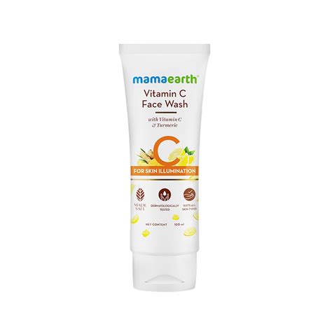 Mamaearth Vitamin C Face Wash With Vitamin C And Turmeric For Skin