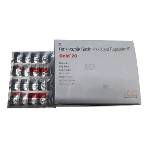 Ocid Capsules At Rs Box Omeprazole Capsule In Delhi Id