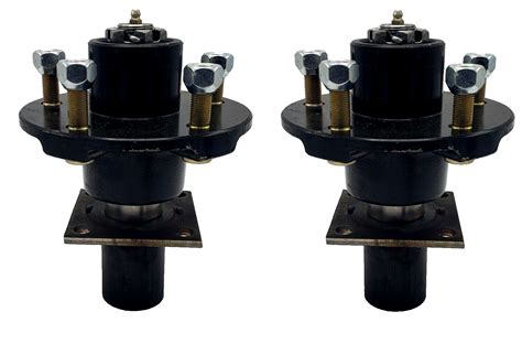 Pair 5 X 4 5 Replacement Idler Hub Spindle Kit W Flange Trailer Axle 3500 84 Ebay