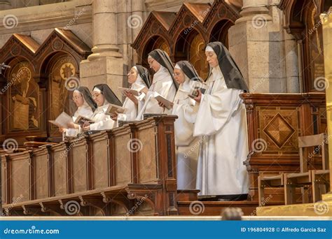 Paris France March 14 2018 Altar Principal Dentro Da Basílica Do