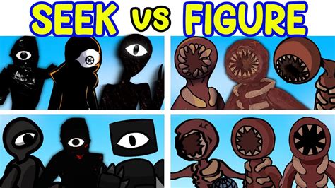 Seek Vs Figure Roblox Doors All Phases Friday Night Funkin Roblox