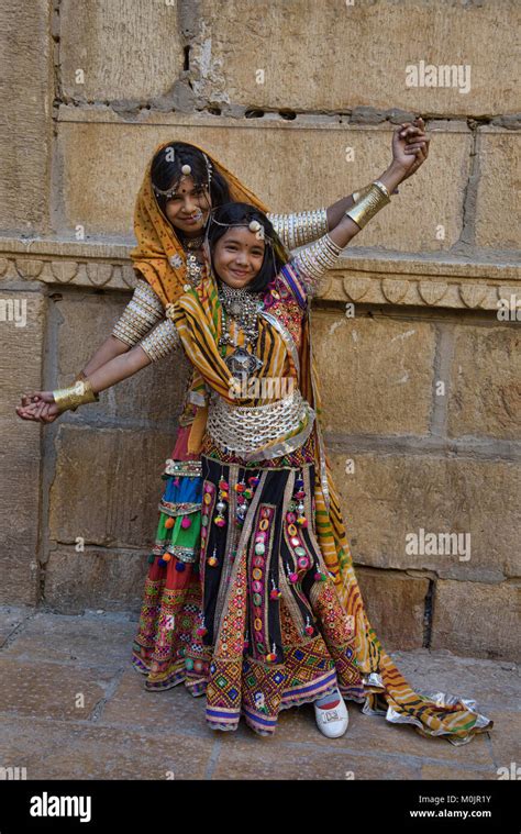 Costume Rajasthani Traditional Women High Resolution Stock Photography