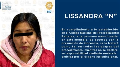 Fiscalía CDMX investiga a Lissandra N por el robo a la casa de la