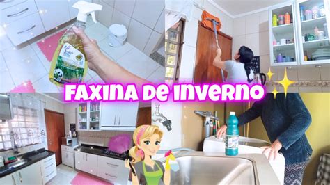 FAXINA DETALHADA NA COZINHA FAXINA DE INVERNO 2024 YouTube