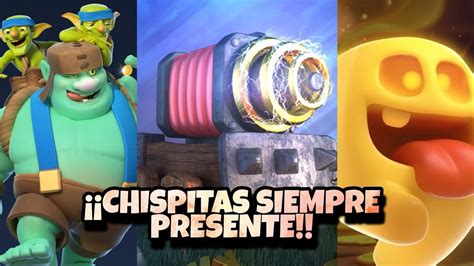 MAZO DE DUENDE GIGANTE CHISPITAS CLASH ROYALE MAZO INVENCIBLE YouTube