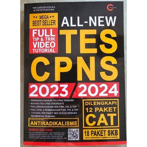 Jual BUKU ALL NEW TES CPNS 2023 2024 Ter Update Shopee Indonesia