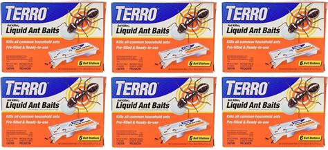 Terro T300 3 Killer Liquid Ant Baits 6 Packs 6 Pack