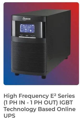 High Frequency Single Phase Microtek Online Ups Kva Kva V At