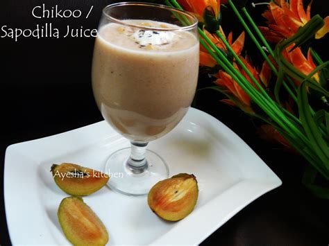 Chikoo Milkshake Recipe How To Make Sapodilla Milkshake