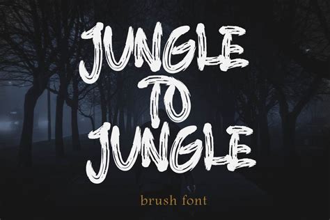 Jungle To Jungle Font By Aminmario · Creative Fabrica