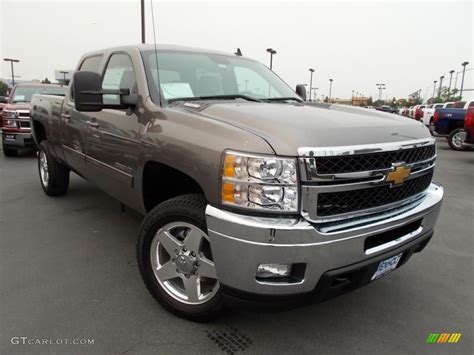 Mocha Steel Metallic Chevrolet Silverado Hd Ltz Crew Cab X