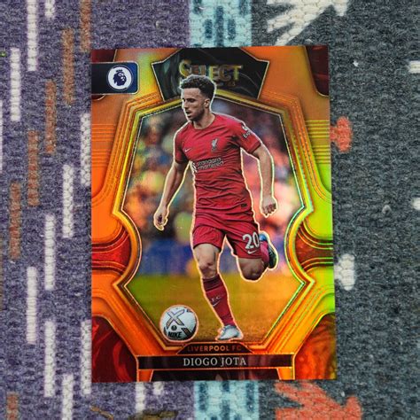 Diogo Jota Panini Select Premier League Mezzanine Orange