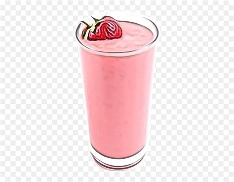 Smoothie Milkshake Suco De Morango png transparente grátis