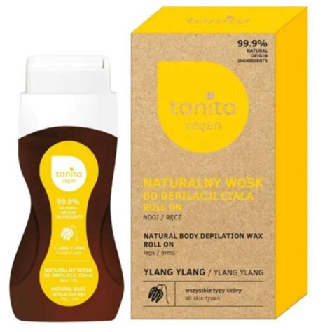 Tanita Vege Naturalny Wosk Do Depilacji Roll On Z Olejem Ylang Ylang